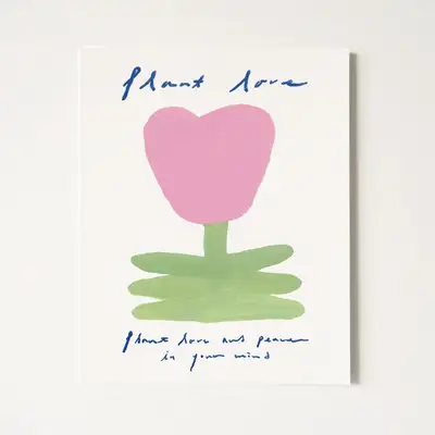 Mini Poster Plant Love
