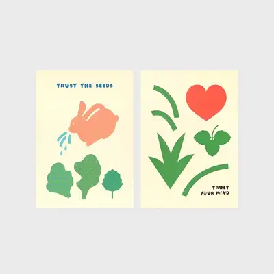 Garden poster set