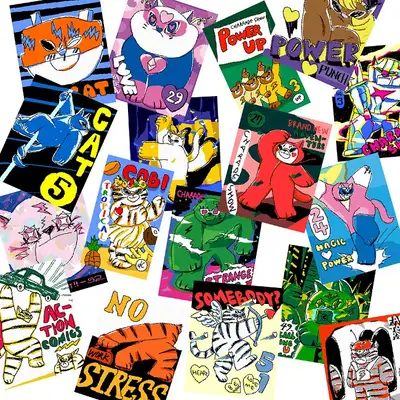 Pixel Postcard 20 Types