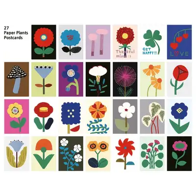 Paper plants Postcards