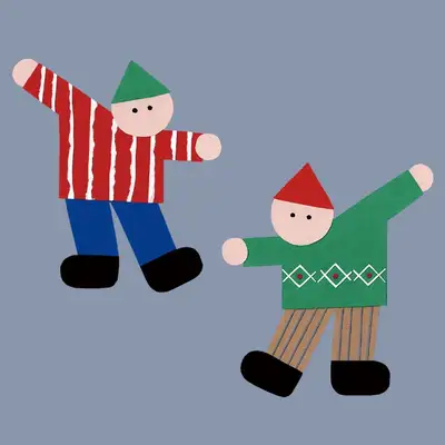 Winter Village Card Fairy
