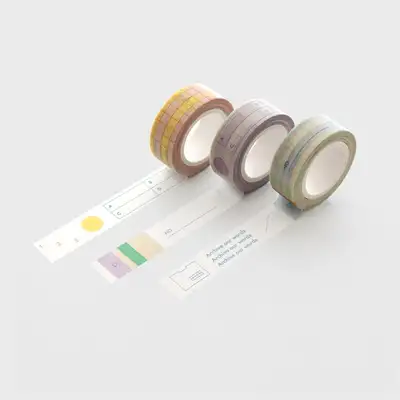 Archiving Grid Masking Tape (Set of 3)