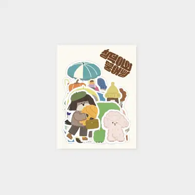 Changdeok and Bungeoppang Market STICKER SET 18pcs
