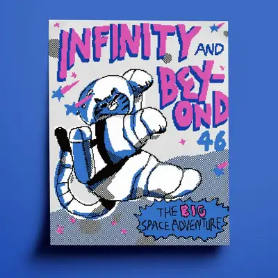 A2 Poster INFINITY AND BEYOND