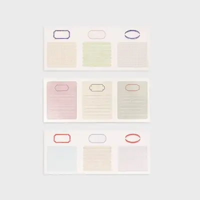 Index memo pad