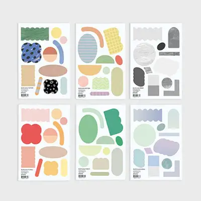 Block Sticker Set