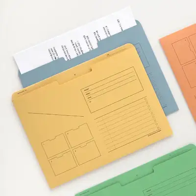 A4 Archiving file - color