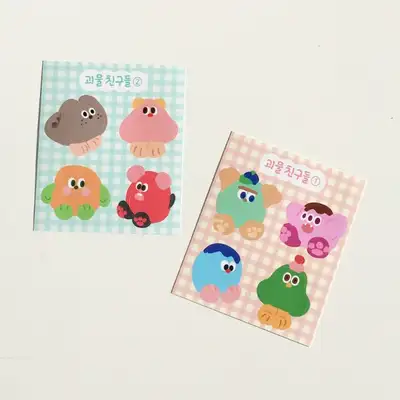 Monster Friends Stickers 2 Types