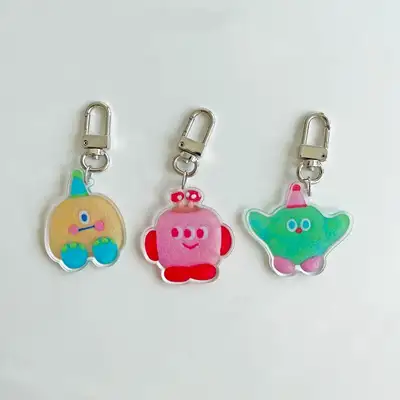 Monster Friend with Hat Acrylic Keyring
