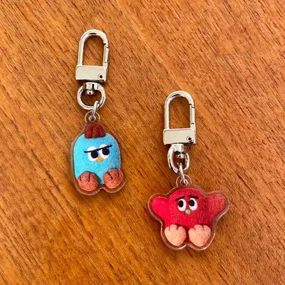 Monster Friend Acrylic Keyring 2 Types