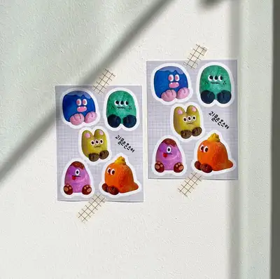 Ongijonggi Monster Friends Sticker