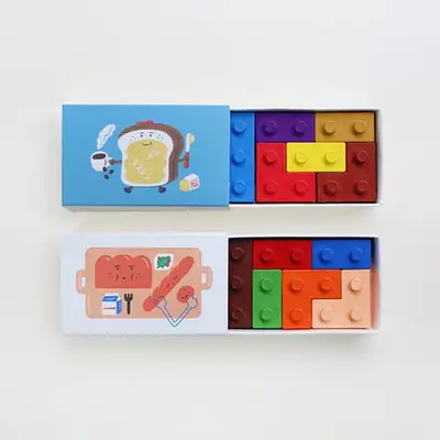 [Winter Toast is Good X Geuber] Block Crayon 2 Types