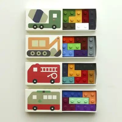 [Goober] Goober Crayon Block Car 2 (set)