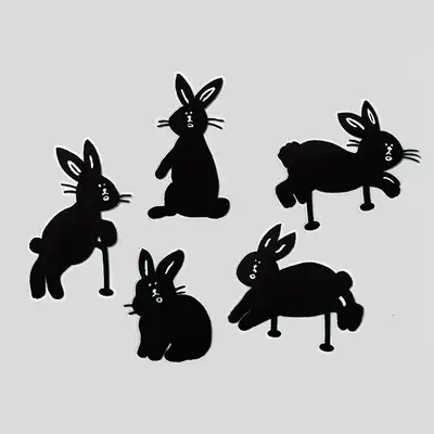 [Ttukkatta] BLACK TOKKI Sticker Pack (5EA)