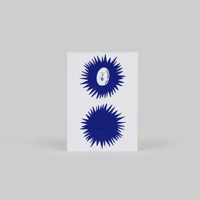 Blue Post Card (B)