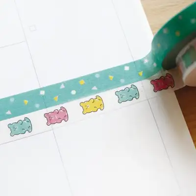 Baekban Masking Tape SET - Gummy Bear BB239