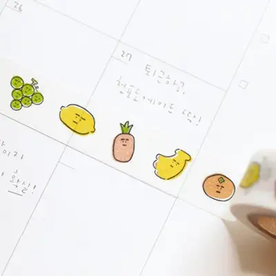Baekban Masking Tape - Fruits BB241