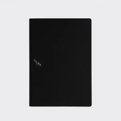 Soso Stationery Digging Note Plain: Black Gilding
