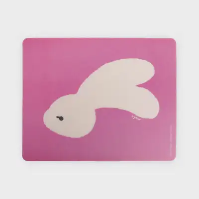 Soojak 6 Mousepad: Pink Rabbit with Oyoyu