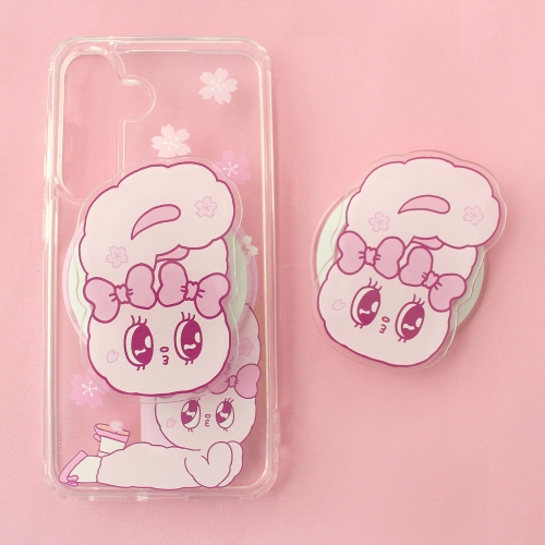 Esther Bunny Cherry Blossom MagSafe Acrylic Phone Grip
