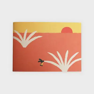Sojak 6 Mini Notebook: Orange Desert with Oyoyu