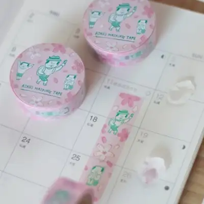 Azassi Masking Tape - Cherry Blossom Picnic AJ238