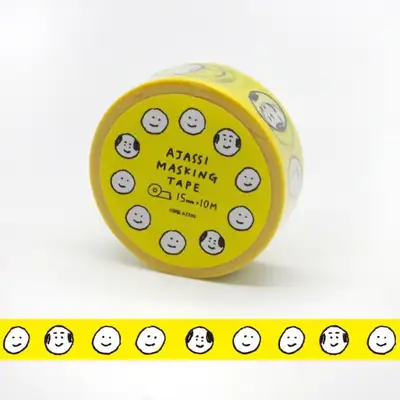 [Azie] Masking Tape 10M - Smile AJ339