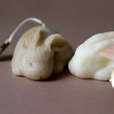 rabbit candle