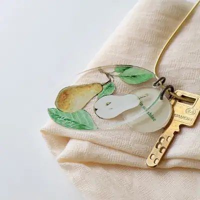 Acrylic Keyring_Oval (10 Types)