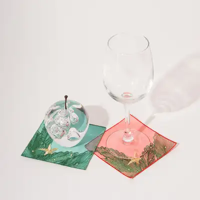 Igamgak Christmas Knit Tea Coaster Set