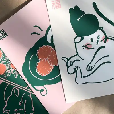 Sensation Cat Joseon Dynasty Postcard Set
