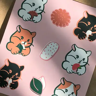 [I-gam-gak] Joseon Cat Sticker Pack
