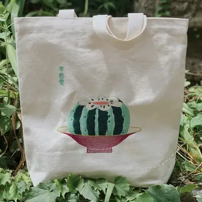 iGamgak Watermelon Embroidery Bag