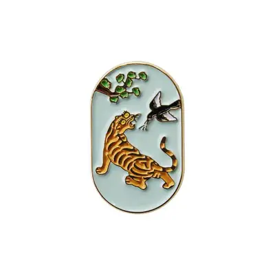 [OIMU] Fortune Badge _ Tiger and Magpie