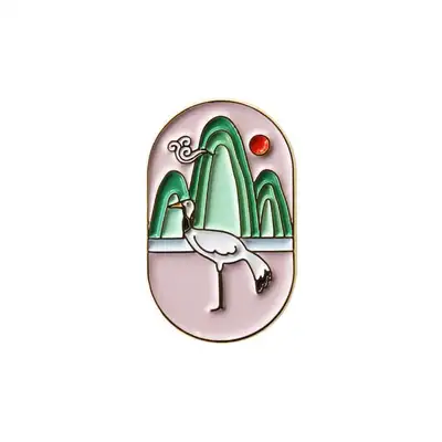 [Oui Muu] Fortune Badge _ Ten Symbols of Longevity