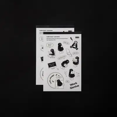 Ilcheonjae Mulreongi Sticker_Moa Collaboration