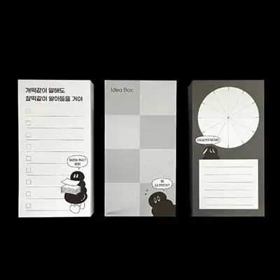 Iljeonchae Mochi Memo Sticky Notes