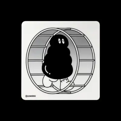 Hamster Wheel Soft Mouse Pad