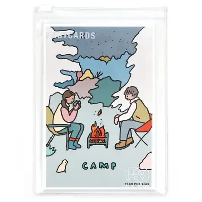 [Zero Per Zero] Postcard Set - Camping