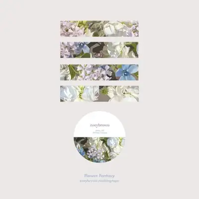 FLOWER FANTASY masking tape