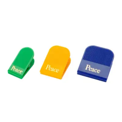 Plastic Colorful Paper Clips (4 Colors)