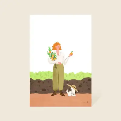 Postcard 16_Tangerine Farming