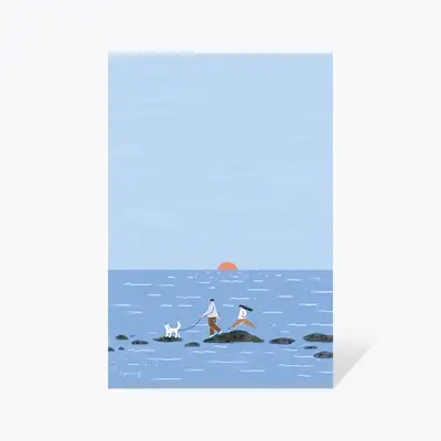 Postcard 05_Beach Walk