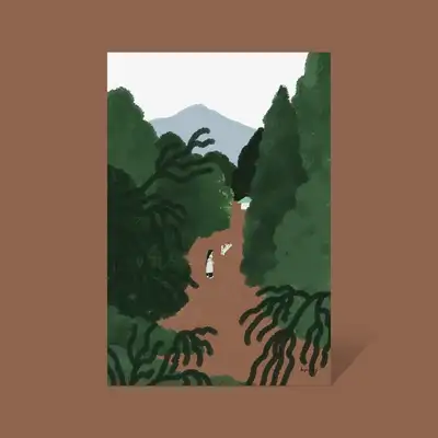 Postcard 04_A Walk