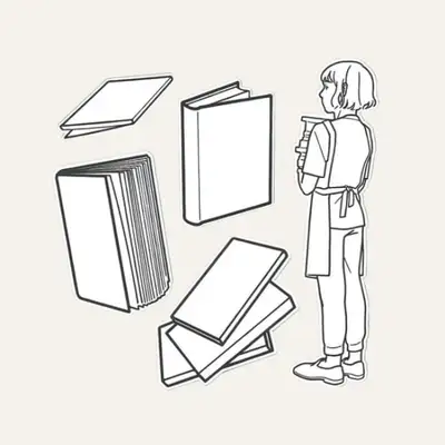 Removable Sticker Pack BOOKS