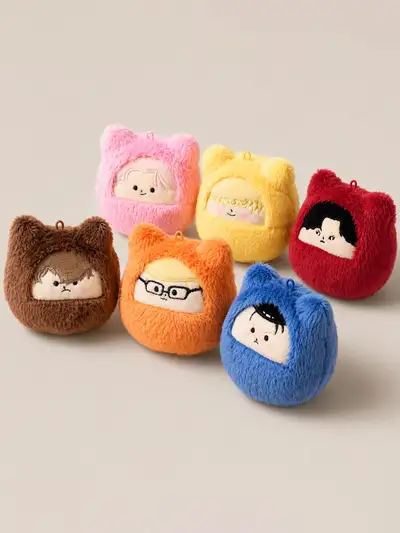 Random Rookism Fluffy Character Keyring