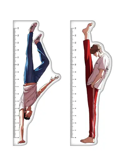 アクリル定規 15cm