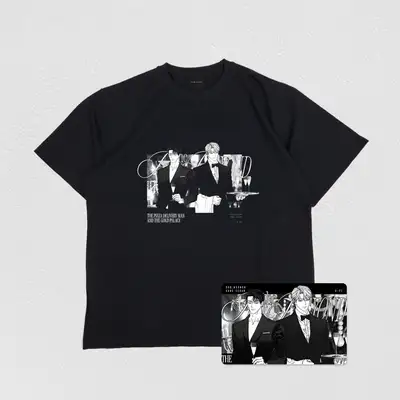 POP THE BEYOND ピザ配達人とゴールドパレスTシャツ