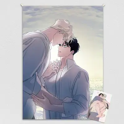 薔薇とシャンパン スウェード ポスター