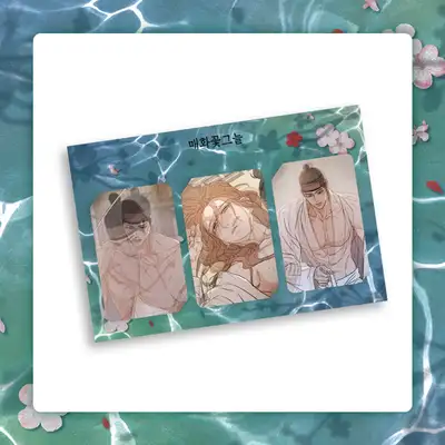 梅花花影 - レンティキュラーフォトカード SET